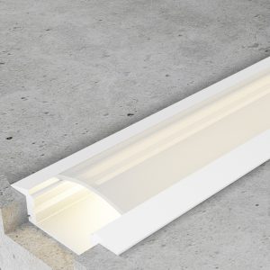 PERFIL DE ALUMINIO SUB LACADO BLANCO 2 METROS