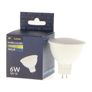 BOMBILLA LED MR16 SMD PLUS 6W 6500K